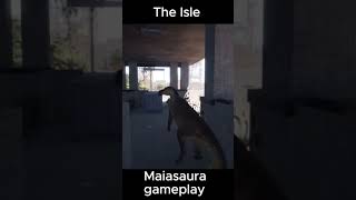 Maiasaura Gameplay  The Isle Evrima News theisle shorts dinosaur pathoftitans theisleevrima [upl. by Eelessej]