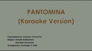 Bicol Song  Pantomina  Renato Balderama and Annabel Sernande  Karaoke [upl. by Parthenia741]