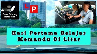 Kereta Auto  Hari Pertama Belajar Memandu Di Litar [upl. by Evslin]