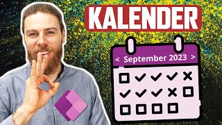 Kalender mit SharePoint Daten erstellen  Power Apps [upl. by Sivlek410]