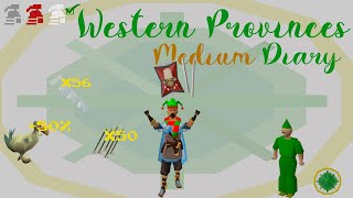 OSRS Western Province Medium Diary Guide  Ironman Approved [upl. by Lepine87]