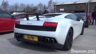 Straight Pipe Lamborghini Gallardo LP5604 Sound [upl. by Arrio123]