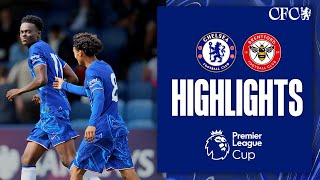 TYRIQUE GEORGE THE HATTRICK HERO 👏  Chelsea U21 63 Brentford U21  HIGHLIGHTS  PL Cup 202425 [upl. by Streetman]