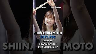 Congratulations to Shiina Okamoto on winning the WSOP Ladies Championship wsop2024 pokernews [upl. by Tegan285]