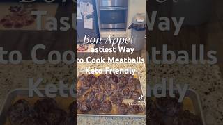 Tastiest way to cook meatballs keto friendly keto cooking carnivore ketomeals yummy [upl. by Filipe]