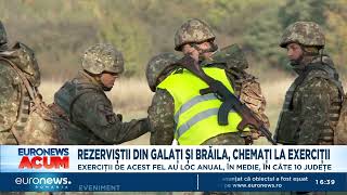 MApN Exercițiu de mobilizare în țară Rezerviștii chemați la unitățile militare [upl. by Forrester]