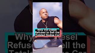 Why did Vin Diesel refuse to sell his totaled Dodge car after the accidentforyou celebrity fyp [upl. by Lanam101]