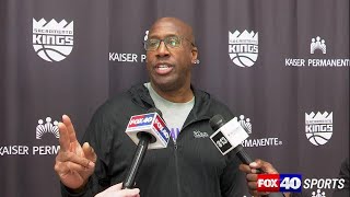 Kings head coach Mike Brown reflects on winless preseason welcomes Doug McDermott to Sacramento [upl. by Noryb]