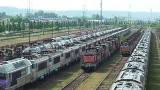 Cimetière ferroviaire SNCF de Sotteville Lès Rouen [upl. by Oniuqa]