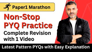 Complete PYQ Practice in One Video  UGC NET Paper 1  By Bharat Kumar [upl. by Yeslah]