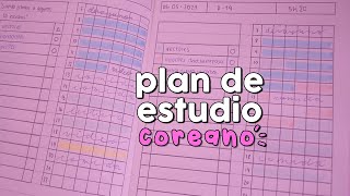 study planner coreano  agenda de 10 minutos imprimibles📒 [upl. by Eiblehs]