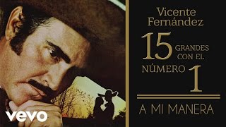 Vicente Fernández  A Mi Manera tema remasterizado cover audio [upl. by Eenolem656]