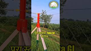 Hybrid Boundary  हाइब्रिड मॉडल से खेत की सुरक्षा भी और खर्च भी कम ॥ Chainlink fence amp solar fence [upl. by Joline]