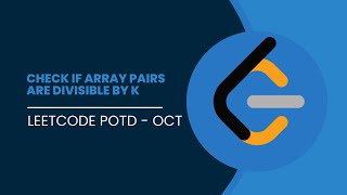 Check if Array Pairs are divisible by k  Leetcode POTD  oct [upl. by Cordle]