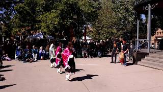 INDIGENOUS PEOPLES DAY 2019  SANTA FE NM  Ohkay Owingeh Women Bow amp Arrow Dance [upl. by Washko165]