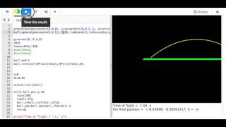 Projectile Motion Example with Python [upl. by Odlanir637]