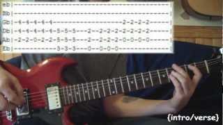 Bullet With Butterfly Wings Rat in a Cage by Smashing Pumpkins  Full Guitar Lesson amp Tabs w SOLO [upl. by Rebmac]