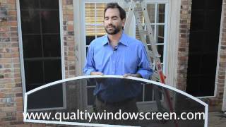 How To Measure and Install Arched Window and Solar Screens [upl. by Bhayani]