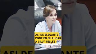 Así de elegante pone en su lugar a Lilly Tellez El charro negro 🫡 [upl. by Eolc]