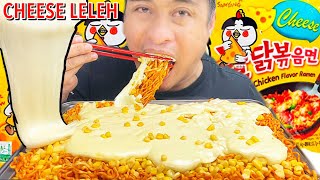 SEDAP GILER  SAMYANG TAMBAH JAGUNG amp CHEESE LELEH SEKILO mukbang Malaysia [upl. by Artenahs]