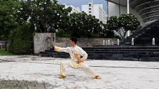 Taijiquan Chen style 24 Form Sujinda Yangrungrawin THA Male [upl. by Arramahs]