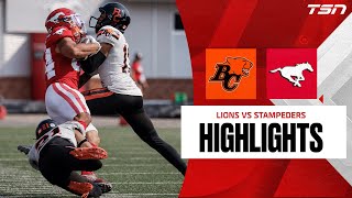 BC Lions vs Calgary Stampeders  CFL HIGHLIGHTS WEEK 7 [upl. by Fowle]