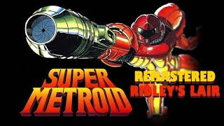 REMASTER Super Metroid Ridleys Lair Lower Norfair [upl. by Mackey]