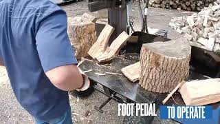 SPLITFORCE SF9 LOG SPLITTER WITH LOG LIFT TABLE [upl. by Ymrots69]