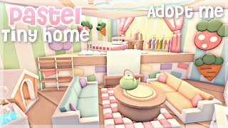 Pastel Cute Tiny Home  House build  Adopt me [upl. by Butta]