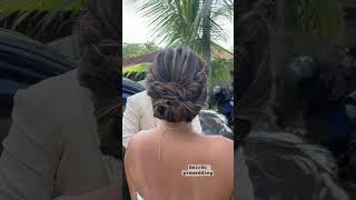 Hairdo simple untuk prewedding casual outdoor tutorial hairdo [upl. by Viki401]