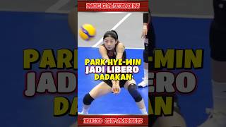 🔥🔥PARK HYEMIN LIBERO DADAKAN RED SPARKS shorts redsparks megawatihangestri [upl. by Pollux579]