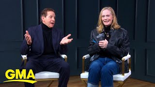 Cybill Shepherd Steve Guttenberg talk ‘How To Murder Your Husband’ l GMA [upl. by Nlycaj]