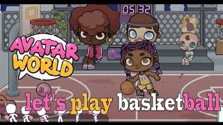 Drama Avatar World  UPDATE✅ PLAYING BASKETBALL WITH BROTHER⛹️⛹️💕 NEW SECRETS amp BUGS IN AVATAR WORLD [upl. by Rebak]