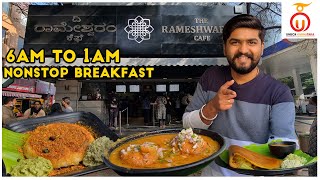 The Rameshwaram Cafe  Best Breakfast In South Bengaluru  Kannada Food Review  Unbox Karnataka [upl. by Storer]