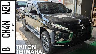 In Depth Tour Mitsubishi Triton Ultimate KL Facelift Improvement Euro 4  Indonesia [upl. by Amsirac]