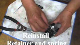 Yamaha YX600 Motorcycle Master Cylinder Removal [upl. by Nerte]