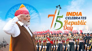 75th Republic Day Parade LIVE from Kartavya Path  26 January 2024 Parade Live [upl. by Ohnuj]