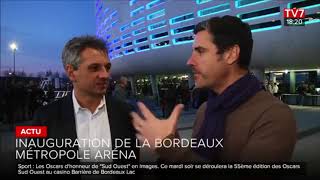 Inauguration de lArena de Bordeaux  les mots du directeur Jérôme Langlet [upl. by Akenihs]