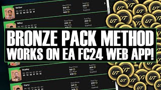 Bronze Pack Method WORKS on EA Sports FC 24 Make a lot of coins [upl. by Chiles]