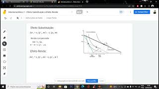 Monitoria Microeconomia 1  Equação de Slutsky Efeitos Substituição e Renda  20212 [upl. by Dunaville799]