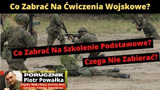 Co Zabrać Na Ćwiczenia Wojskowe Co Zabrać Do Wojska Wojskowy Poradnik [upl. by Ahseya]