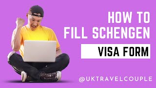 How to Fill a Schengen Tourist Visa ApplicationForm Italy France Spain tourist youtube visa [upl. by Novhaj873]