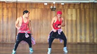 GRUPO ZUMBA Z2 quotCHINO Y NACHO  ANDAS EN MI CABEZAquot [upl. by Midas538]