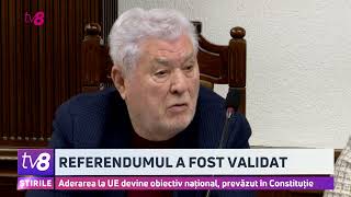 Referendumul a fost validat Aderarea la UE devine obiectiv național prevăzut în Constituție [upl. by Tayyebeb]