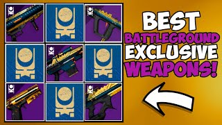 Destiny 2  Ranking All 6 Battlegrounds Exclusive Weapons Worst to Best [upl. by Lothaire]