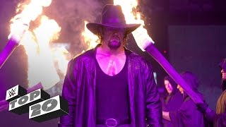 The Undertakers 20 greatest moments  WWE Top 10 Special Edition [upl. by Yrokcaz]