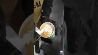 Latte Art Swan 🦢 Subscribe for more [upl. by Oiraved]