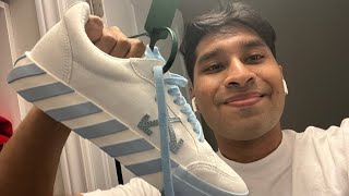 Off White Sneakers 2022 unboxing white and baby blue [upl. by Joanna]