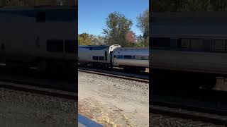 Amtrak Northeast regional at Long bridge park Arlington VA [upl. by Terces]