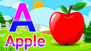 a for apple b for ball c for cat d for dog abcd phonics song alphabets english varnamala [upl. by Ellebana]